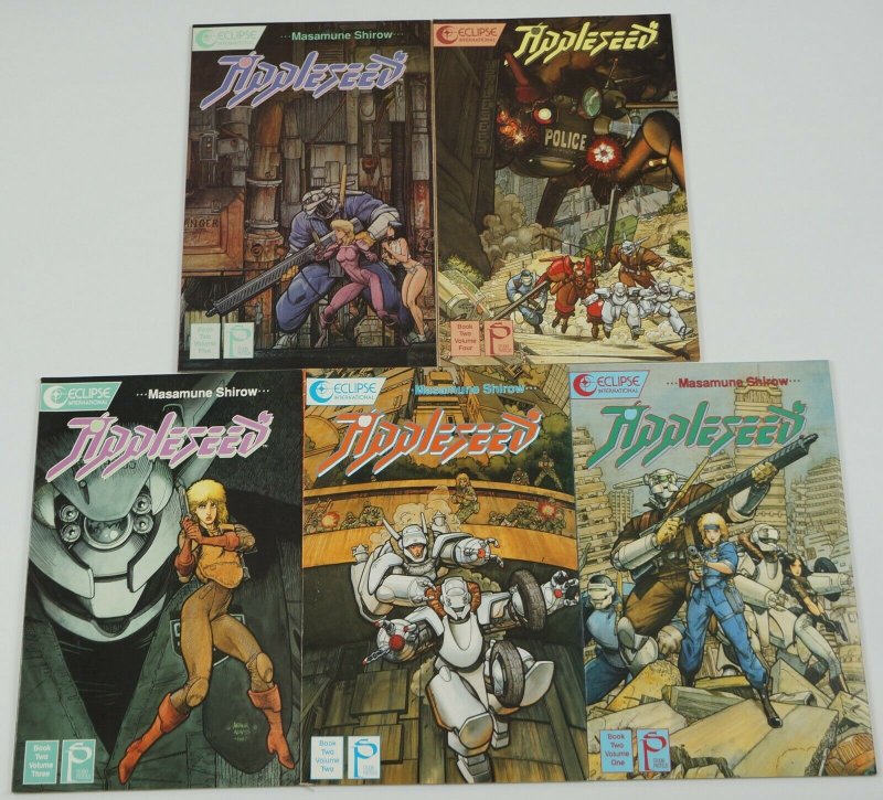 Appleseed Book Two #1-5 VF/NM complete series MASAMUNE SHIROW studio proteus II