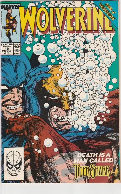 5 Wolverine Marvel Comic Books # 16 17 18 19 20 X-Men Peter David Buscema AH11