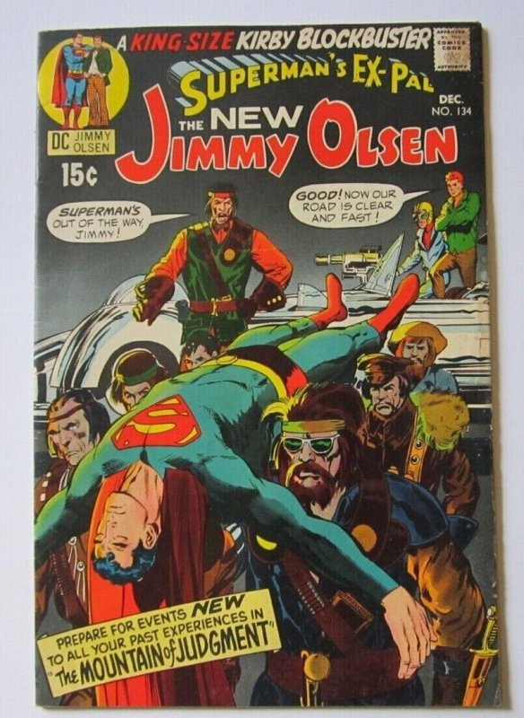 Superman's Pal Jimmy Olsen #134 VG+ Key 1st App. Darkseid DC Bronze Age 1970 