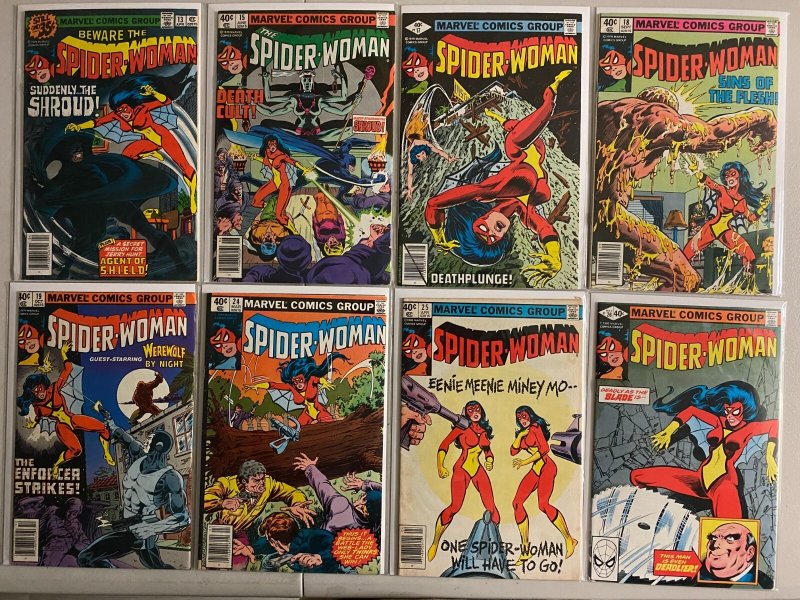 Spider-Woman comics lot #2-50 33 diff avg 6.0 (1978-83)
