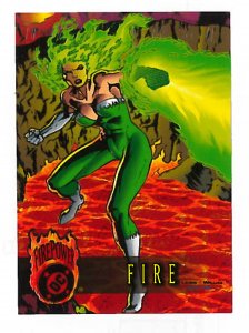 1996 DC Outburst Firepower #1-80 Embossed card set NM/MT
