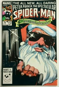 SPECTACULAR SPIDER-MAN#112 VF 1985 MARVEL COMICS
