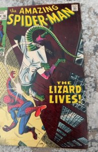 The Amazing Spider-Man #76 (1969)the lizard lives -slight spine toll