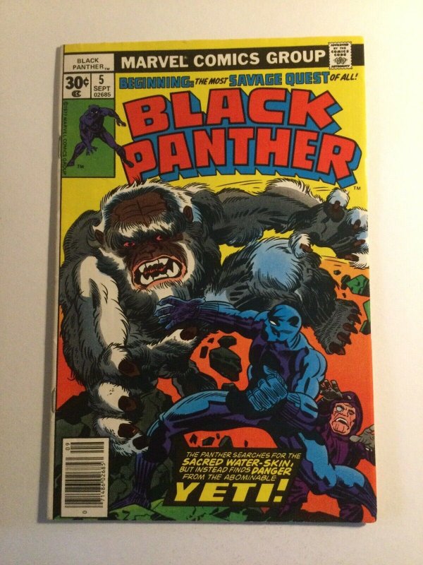 Black Panther 5 Near Mint- 9.2 Marvel