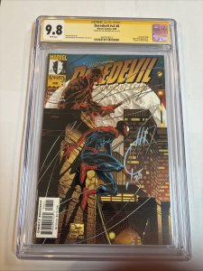 Daredevil (1999) # V2 # 8 (CGC 9.8 SS)  Marvel Comics • Signed Joe Quesada