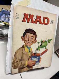 Vintage Mad Magazine  No. 113  September 1967