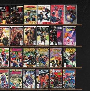 Huge Lot 150+ Comics with The Avengers, Deadpool, West Coast Avengers & More!