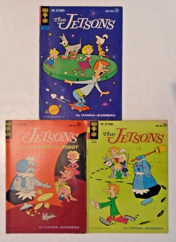 *Jetsons v1 (1963) #4-6; 3 Book lot 2023-24 Overstreet Guide Price $50