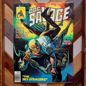 DOC SAVAGE #3 & 6 (Marvel Magazine 1976) Painted Covers/Custom Bundle/Set Of 2