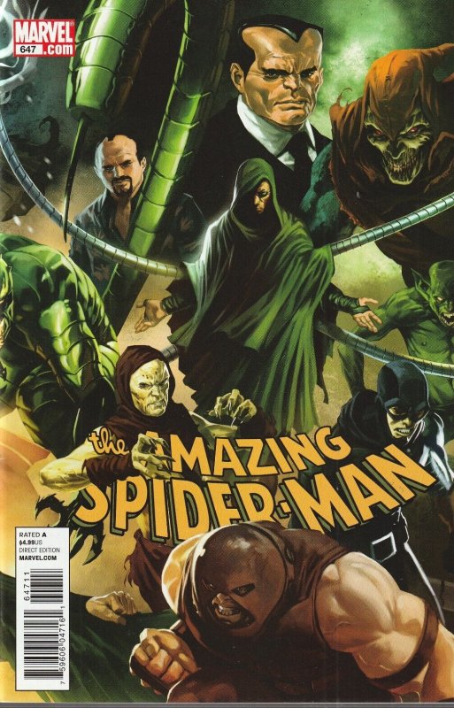Amazing Spider-Man Vol 1 # 647 Cover A NM Marvel 2010 [V4]