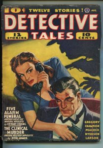 DETECTIVE TALES 08/1941-POPULAR PUBS-HARD BOILED-CRIME-PULP-KEENE-good