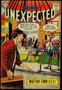 TALES OF THE UNEXPECTED #33 1959 DC ALIEN ON BICYCLE VG