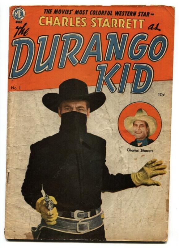 DURANGO KID #1-1949-ME-FRANK FRAZETTA-DAN BRAND-CHARLES STARRETT