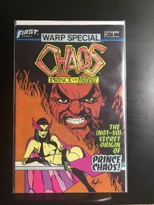 WARP  SPECIAL  CHAOS PRINCE OF MADNESS 1   1983  VERY FINE