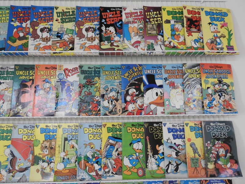 Huge Lot of 170 Comics W/ Uncle Scrooge, Donald Duck, Mickey Mouse! Avg. FN