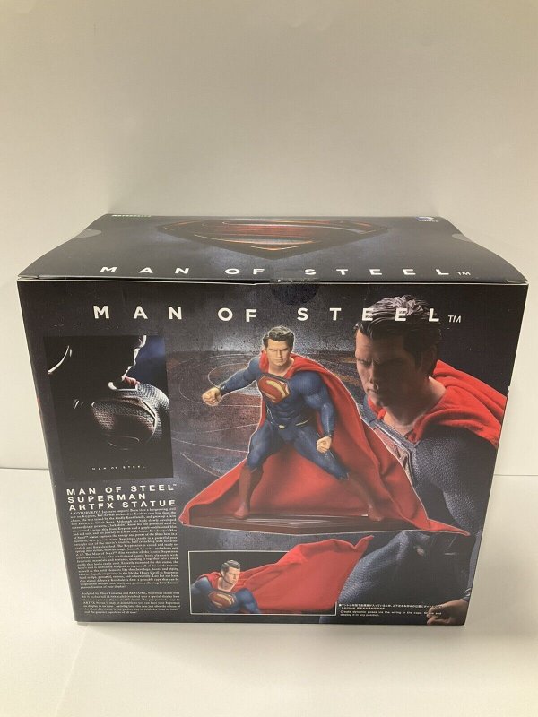 MAN OF STEEL SUPERMAN ARTFX STATUE KOTOBUKIYA SEELED IN BOX DC COMICS