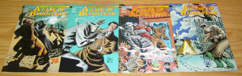 A Case Of Blind Fear #1-4 VF complete series SHERLOCK HOLMES VS INVISIBLE MAN