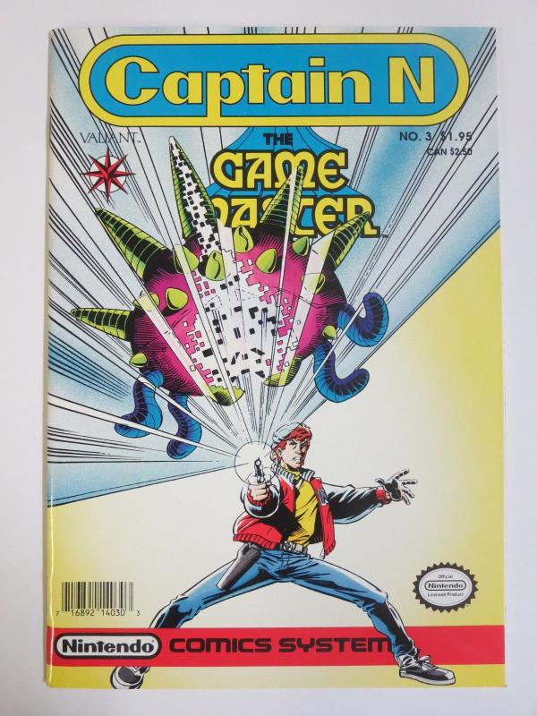 Captain N- The Game Master (Valiant 1990) #3 1st Joe Quesada signed by him