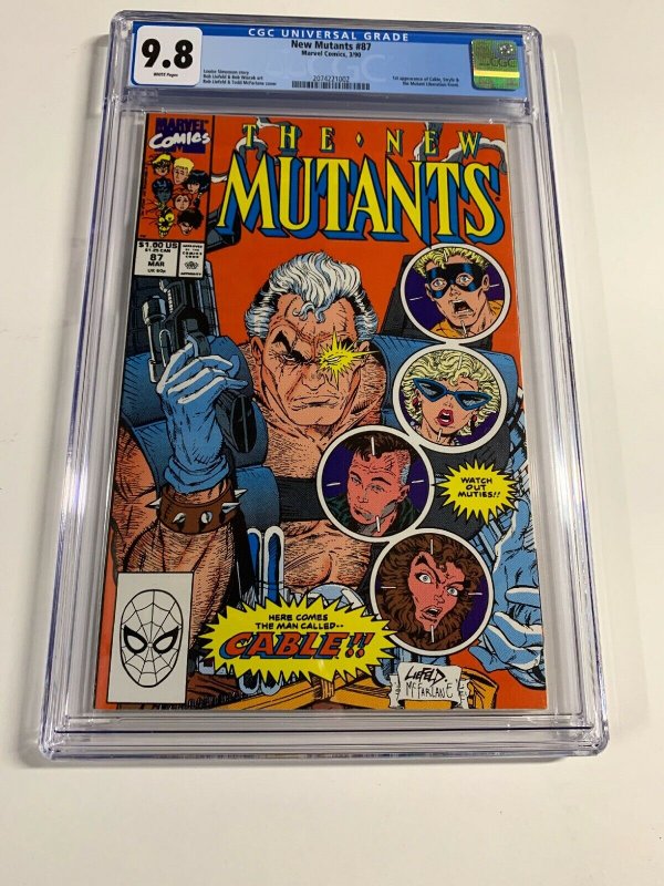 New Mutants 87 Cgc 9.8 White Pages Marvel Copper Age