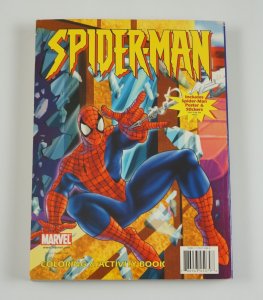 Spider-Man Coloring & Activity Book with Poster & Stickers - Marvel - UNUSED 