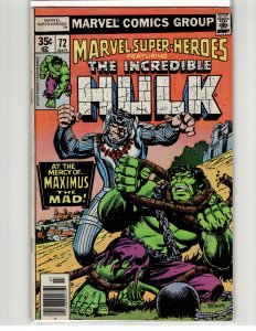 Marvel Super-Heroes #72 (1978) Hulk