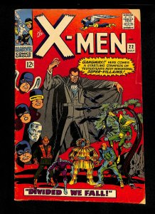 X-Men #22 Count Nefaria Appearance! Divided We Fall! Silver Age!