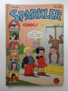 Sparkler Comics #24 (1943) Solid Good+ Condition!