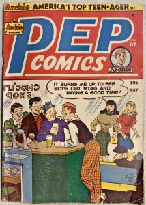 PEP COMICS #67 (1948) GOLDEN AGE ARCHIE | BETTY & VERONICA ON COVER