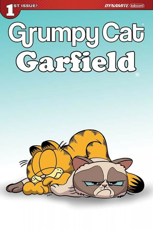 GRUMPY CAT GARFIELD #1 -3 COMPLETE SERIES OF 24 COVERS INCLUDING SIGNED COVER.