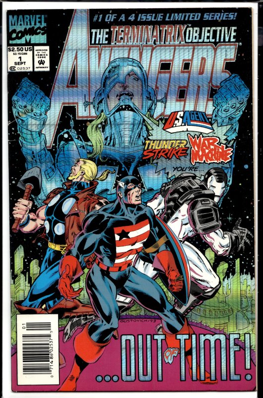Avengers: The Terminatrix Objective #1 (1993) The Avengers [Key Issue]