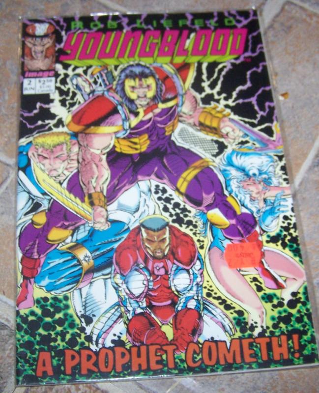 youngblood #2 image + 1st shadowhawk prophet  jim valentino