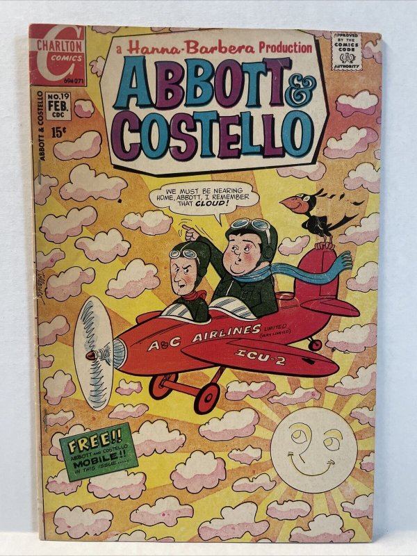 Abbott and Costello #19  1971  Charlton  VG+