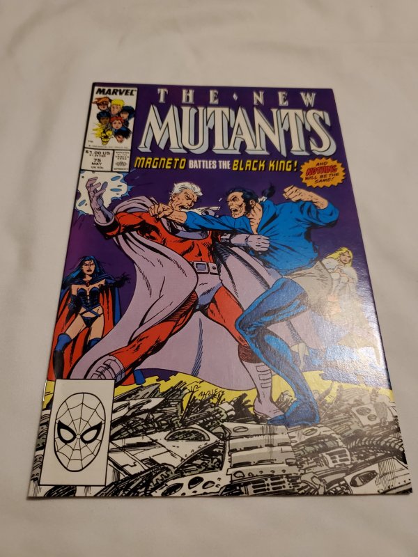 New Mutants 75 Very Fine+ Cover art by John Byrne