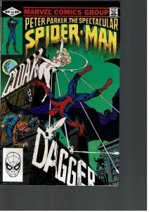 Peter Parker the Spectacular Spider-Man #64 1st Cloak & Dagger Newsstand Key VF