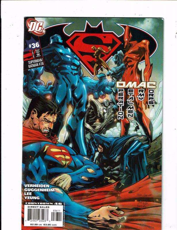 6 Batman Superman DC Comic Books # 32 33 34 35 36 37 Lantern Flash Arrow J212