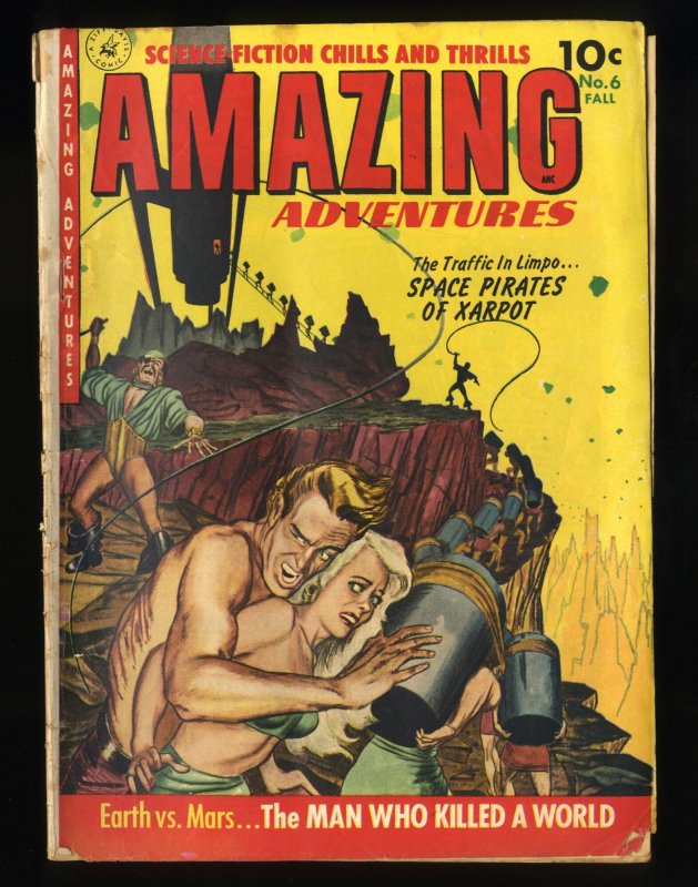 Amazing Adventures #6 VG- 3.5 1952 Golden Age Sci-Fi!