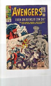 THE AVENGERS #14 3.5 VG- First App Ogor  and The Kallusions