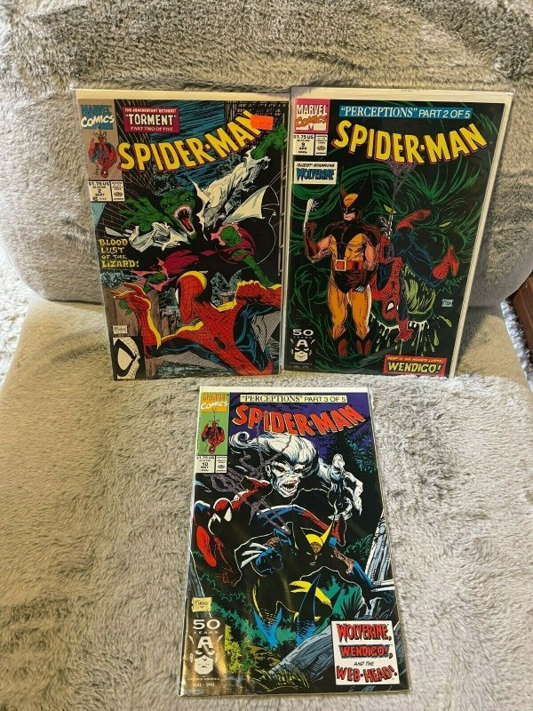 Lot of 3 Books Spider-Man #2 9 & 10 1991 Marvel Comics 