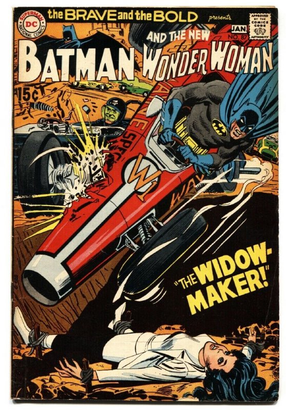 Brave And The Bold  #87 1969  Batman  Wonder Woman Widow Maker