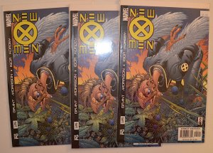 New X-Men Lot of 3 #125 (x3) Marvel Comics (2002) NM- 1st Print Comic Books