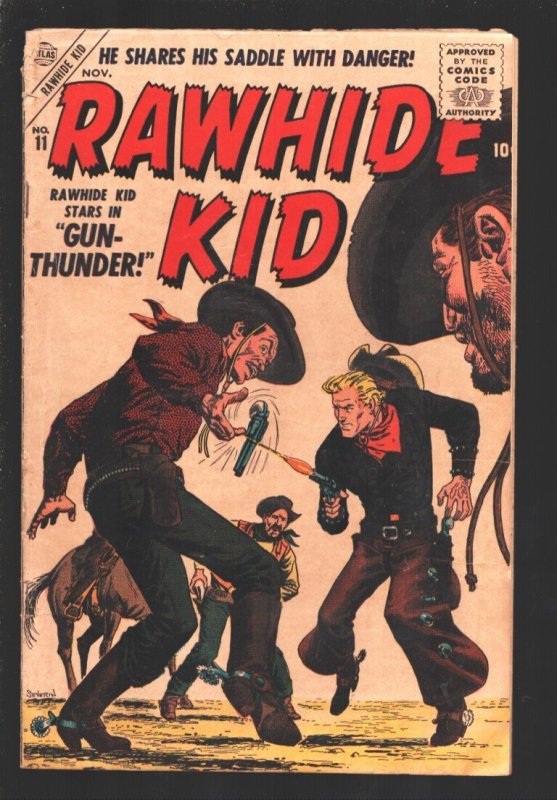 Rawhide Kid #11 1956-Atlas-John Severin cover art.-Vivid Dick Ayers story art-St