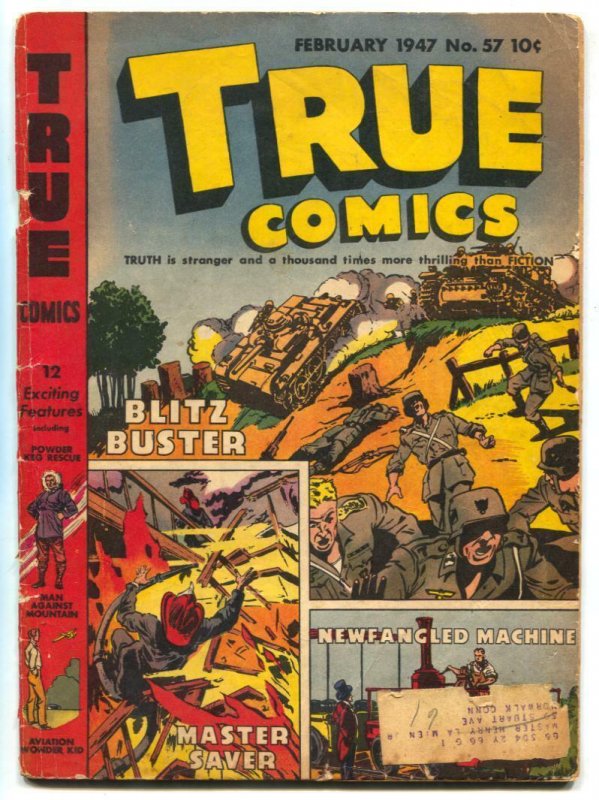 True Comics #57 1947- Everest- Stalin VG