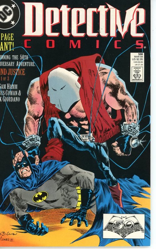 Detective Comics 598  1989  9.0 (our highest grade)