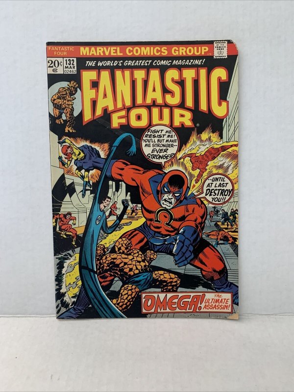 Fantastic Four #132 1st Full Appearance Of Omega The Ultimate Alpha 