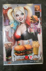 HARLEY QUINN 45 SZERDY EXCLUSIVE DINER TATTOO VARIANT DC COMICS
