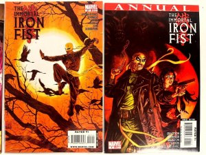 3 Immortal Iron Fist Marvel Comic Books # 26 27 1 ANN. Hulk Thor X-Force 26 EJ10