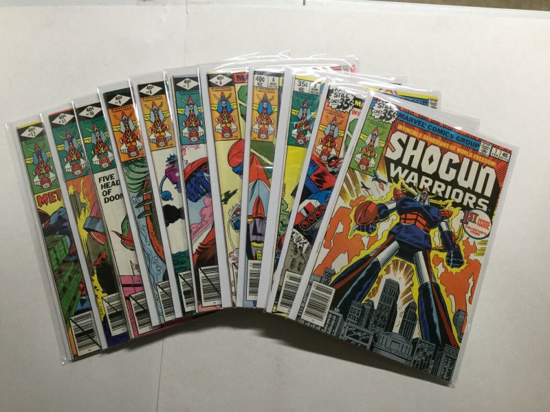 Shogun Warriors 1-4 1 2 3 4 6-12 6 7 8 9 10 11 12 Lot Run Near Mint Nm Marvel