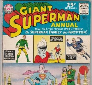 Superman, Giant Annual #5 strict VG/FN 5.0  Super-Monkey, Krytpo, Superboy