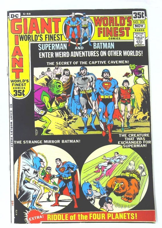 World's Finest Comics #206, VF (Actual scan)