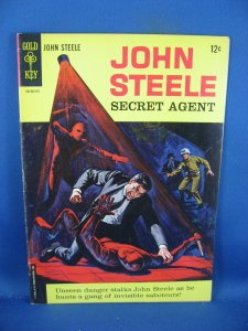 JOHN STEELE SECRET AGENT 1 F+ FIRST ISSUE 1964